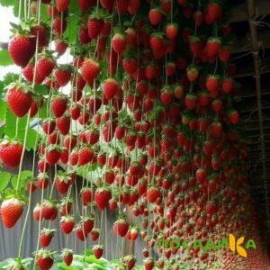 Клубника ампельная Анастасия купить по цене от 370р. в интернет-магазине «Посадика» с доставкой почтой в в Вышний Волочеке и по всей России – [изображение №1].