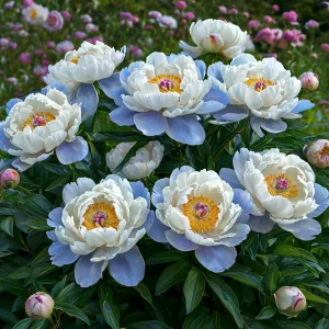 Пион Акварельный Этюд купить по цене от 806р. в интернет-магазине «Посадика» с доставкой почтой в в Вышний Волочеке и по всей России – [изображение №1].